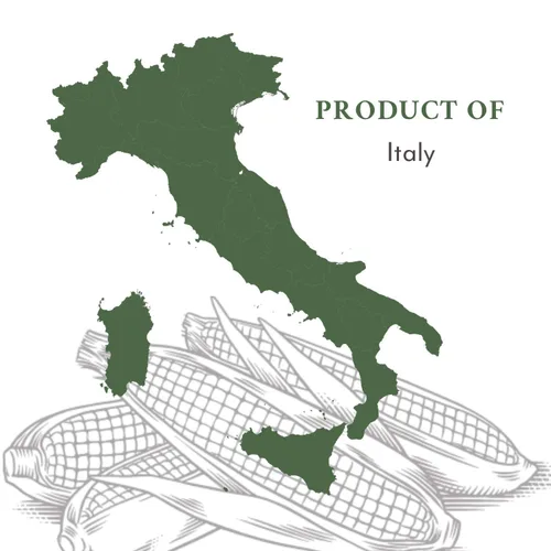 Vista 5 de Roland Foods Polenta amarilla de grano fino de Italia, alimento importado especializado, bolsa de 5 libras, paquete de 1