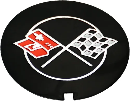 Vista 7 de 1 pieza 1969-1982 Corvette Camaro Z28 cubierta de válvula emblema 3D calcomanía de repuesto para Corvette 3946860