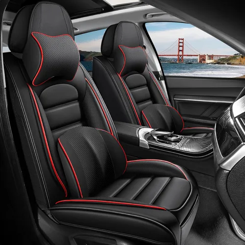 Vista 23 de Funda de cuero de 2 asientos para Mazda CX-3 CX-30 CX-5 CX-50 MX-30, antideslizante, impermeable, resistente al desgaste, funda universal