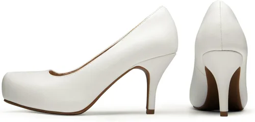 Vista 5 de DREAM PAIRS - Zapatos Tiffany de tacón clásicos, elegantes y versátiles con tacón de aguja bajo y plataforma, zapatos de vestir para mujer