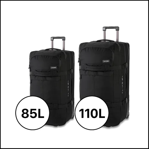 Vista 82 de Dakine Rodillo dividido 85L - Carbono, talla única