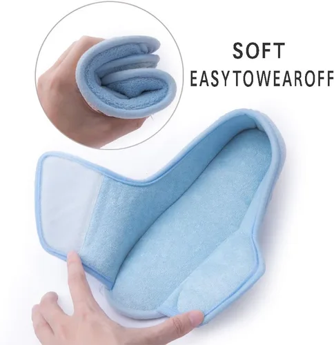 Vista 52 de Git-up -Pantuflas para mujer con diabetes/artritis/edema, cierre ajustable, espuma viscoelástica, punta abierta, extra ancha