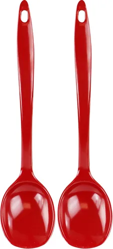 Vista 20 de Reston Lloyd Cuchara de cocina para servir, untar, mezclar, resistente al calor, sin BPA, melamina de 11 pulgadas, utensilio con mango ergonómico
