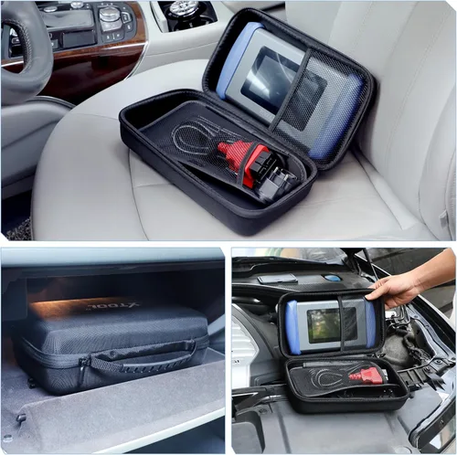 Vista 4 de XTOOL Funda de transporte para herramienta de diagnóstico de escáner OBD2, bolsa protectora impermeable para escáner de automóvil, compatible