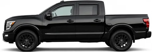 Vista 4 de Black Horse Off Road BHOR - Protectores de lluvia y deflectores de viento compatibles con Nissan Titan XD Crew Cab 2016-2023 Nissan Titan Crew Cab