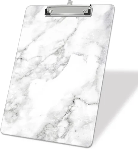 Vista 9 de Portapapeles de plástico A4, lindo portapapeles con clip tamaño carta estándar 9 x 12.5 pulgadas, decorativo para oficina para estudiantes, mujeres