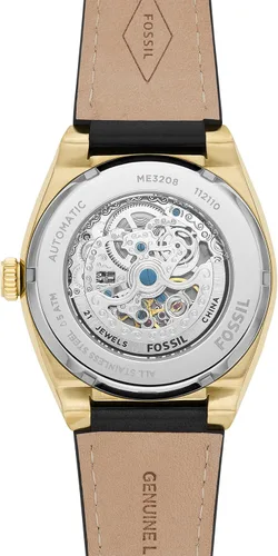 Vista 4 de Fossil Mens Everett Stainless Steel Mechanical Automatic Watch