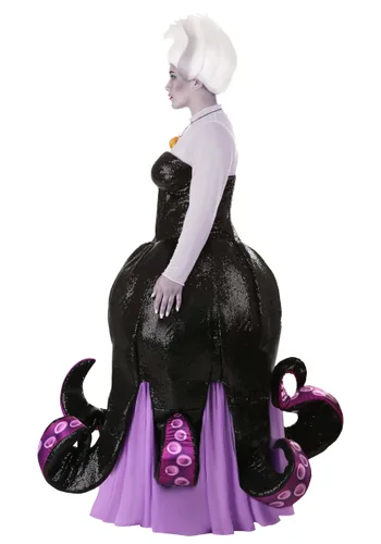 Vista 4 de Disfraz de Úrsula para Mujer Talla Plus de La Sirenita de Disney Multicolor