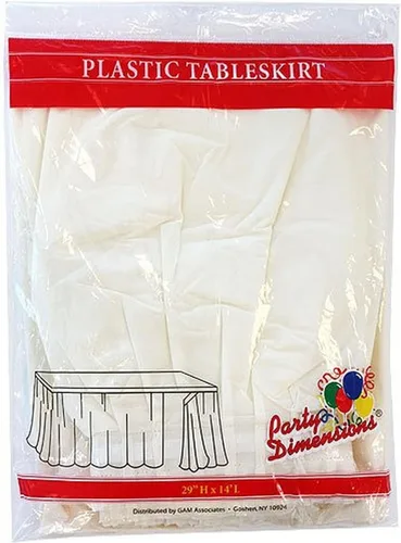 Vista 9 de Mantel de plástico negro rectangular de 29 pulgadas x 14 pulgadas para fiesta