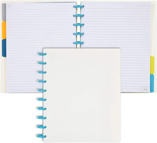 Vista 88 de Talia - Cuadernos de notas con tapas, planificador, personalizables, (Rosa de los 90, Junior (5.5 pulgadas x 8.5 pulgadas))