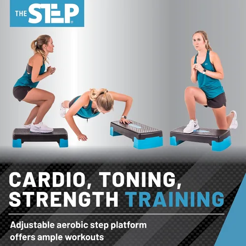 Vista 4 de The Step Aerobic Platforms for Home Workout Steppers for Exercise