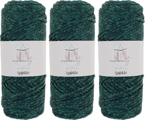 Vista 78 de Makromecity, Cordón de macramé de poliéster de 2 mm x 38 metros (125 yardas) 2 mm de polipropileno, cordón de macramé para crochet, bolsa