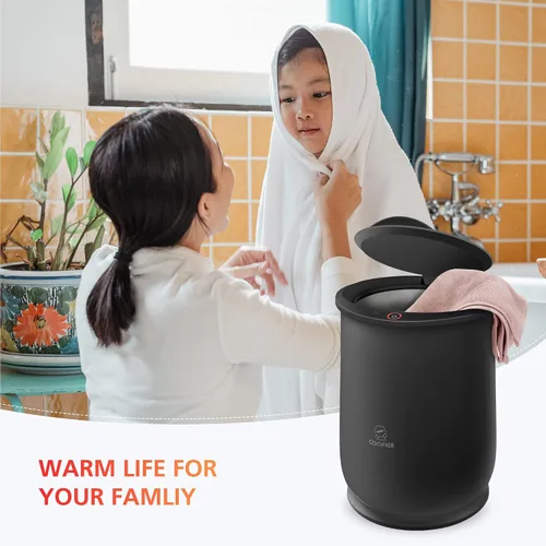 Vista 5 de Comfier - Calentadores de toallas calientes para baño, regalos para papá, para él, para ella, calentador de toallas grande, calienta toallas en 10