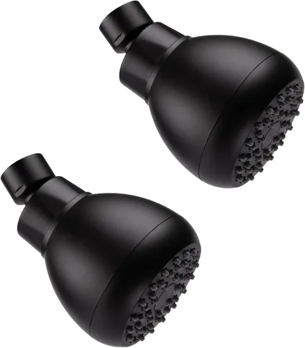 Vista 11 de AISOSO Cabezales de ducha de alta presión, cabezales de ducha de 3 pulgadas con rotación de 360 grados y boquillas de silicona para una ducha Níquel