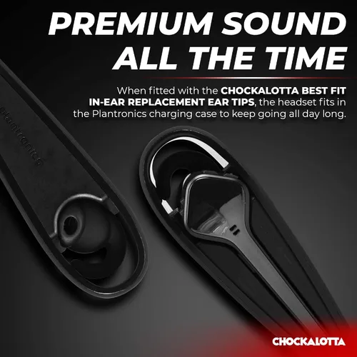 Vista 5 de Almohadillas de repuesto intrauditivas compatibles con Plantronics Poly Voyager 3200/Edge
