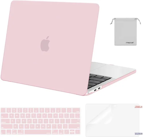 Vista 11 de MOSISO - Funda rígida de plástico para proteger la pantalla de MacBook Pro de 13 pulgadas, Negro