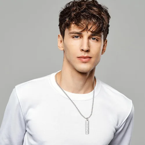 Vista 2 de Fanery sue Collar de urna para cenizas para hombres y mujeres, joyería de cremación para cenizas, collar conmemorativo de cenizas para cenizas