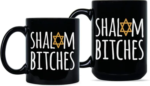 Vista 2 de We Got Good Shalom Bitches - Taza de café de Shalom