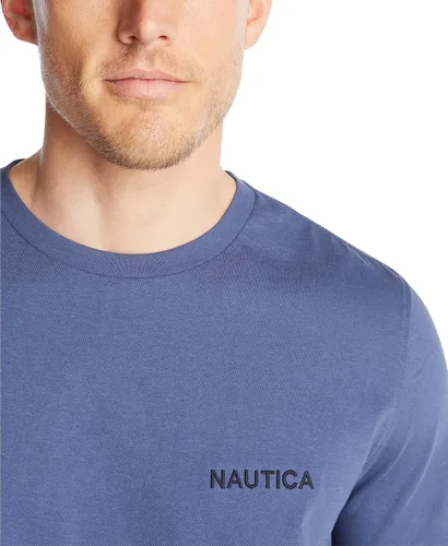 Vista 4 de Nautica Mens Solid Short Sleeve J-Class Tee