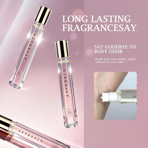 Vista 4 de Perfumes Roll-on para mujeres y hombres, 0.3 fl oz, fragancias de feromonas de larga duración, tamaño de viaje, aceite de perfume rollerball