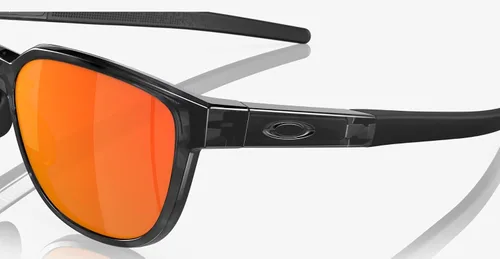 Vista 7 de Oakley Actuator - Gafas de sol de tortuga negra con lente polarizada Prizm Ruby de 2.244 in + estuche rígido