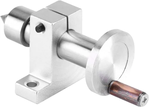 Vista 7 de Centro activo de doble rodamiento, centro giratorio ajustable de alta precisión para máquina de torno para carpintería, herramientas de automóvil