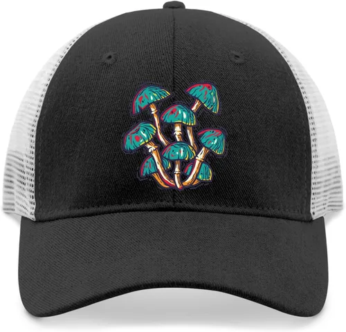 Vista 9 de Caps Mushroom Baseball Cap, Vintage Dad Hat for Men