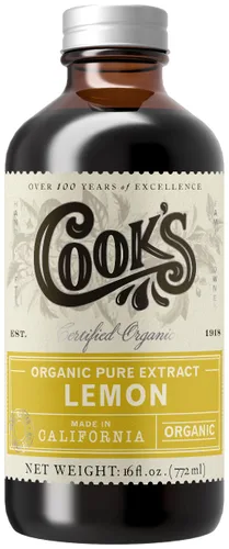 Vista 50 de Cook's, Sabor puro de vainilla sin alcohol, para cocinar, hornear, postres, extracto alternativo de vainilla de Madagascar sin alcohol, 8 onzas