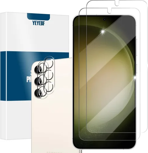 Vista 9 de Protector de pantalla de vidrio templado transparente para Galaxy S20 FE HD + protectores de lente de cámara, [2+2 unidades] [vidrio 3D]