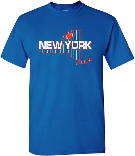 Vista 16 de Xtreme Apparrel Camiseta para hombre Team Field Map para aficionados al fútbol Dallas - Camisa azul marino