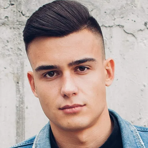 Vista 15 de Toupee de piel fina suave de 0.002 in PU 10x8 pulgadas reemplazo de pelo para hombre postizo 100% europeo piezas de cabello humano para hombre #1