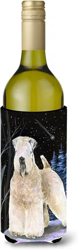 Vista 168 de Caroline's Treasures SS8447CC Starry Night English Bulldog - Enfriador para latas o botellas, lavable, funda plegable con aislamiento para bebidas