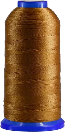 Vista 36 de Selric [1200 yardas/26 colores disponibles] Tex 135 Hilo de nailon unido para costura de cuero 420D/3 T135#138 Hilo de tapicería resistente
