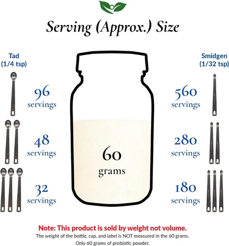 Vista 7 de Foods For Gut Saccharomyces Boulardii Probiotic Powder 20 mil millones de ufc Sin aditivos Apoyo digestivo e inmunológico Alta potencia S.