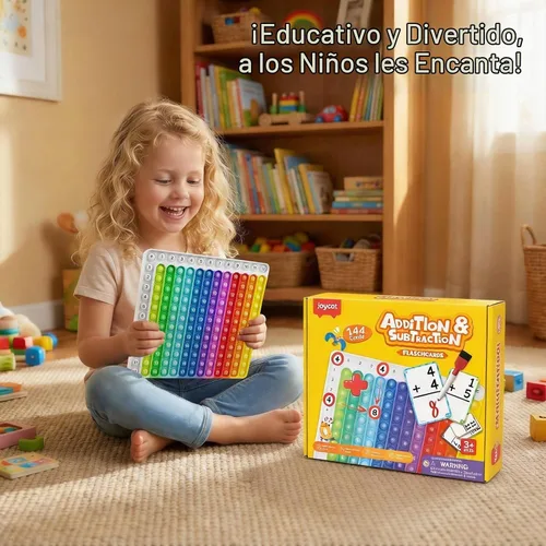 Vista 9 de JoyCat Tarjetas Didácticas de Suma + Gráfico, 78 Tarjetas Perforadas para Niños de Pre K, 1º, 2º, 3er Grado, Herramientas de Aprendizaje