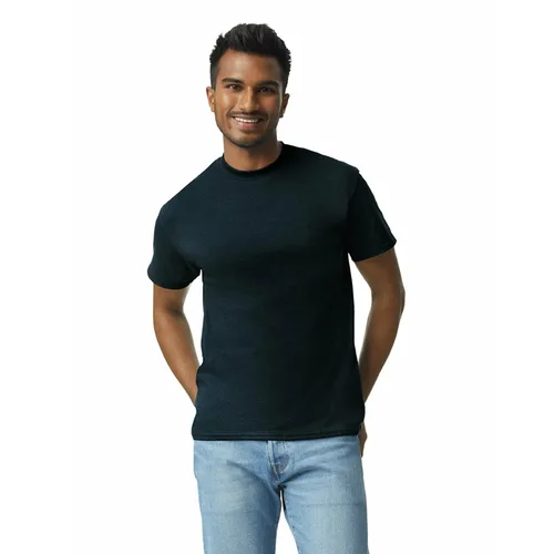 Vista 2 de Gildan Camiseta unisex de algodón ultra para adultos, estilo G2000, paquete múltiple, Negro (3 paquetes)