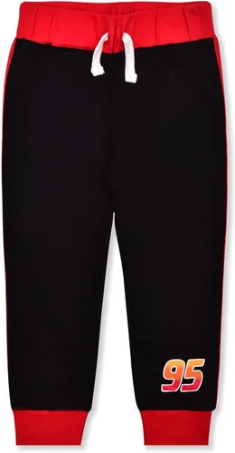 Vista 4 de Disney Cars Boys Long Sleeve Shirt Costume and Jogger Set for Toddler and Little Kids RedBlack