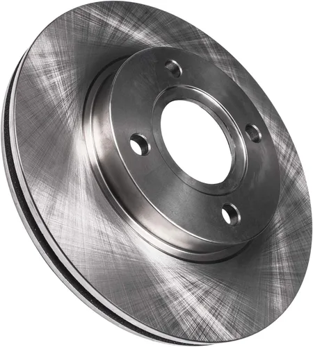 Vista 196 de Detroit Axle - Rotores de freno delantero para 04-13 Mazda 3 Rotores de frenos de disco 06-15 Mazda 5 Reemplazo: Rotor regular delantero de 11.81