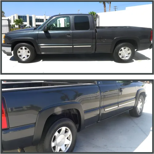 Vista 2 de Spec-D Tuning 4 guardabarros de rueda delantera y trasera estilo fábrica compatibles con Chevy Silverado GMC Sierra 1500 2500 3500 1999-2007