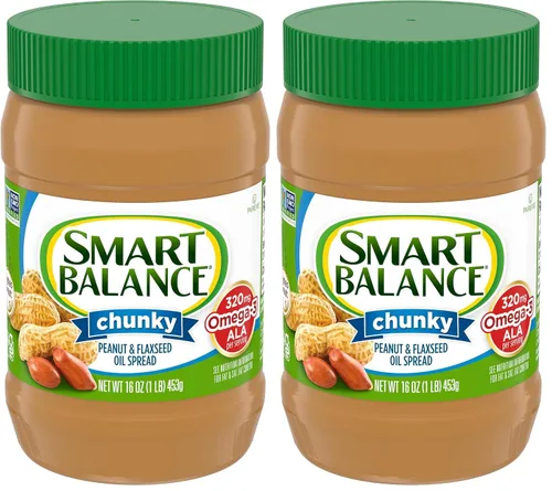 Vista 7 de Smart Balance Mantequilla de maní natural, con Omega, cremosa. Paquete de 16 onzas.