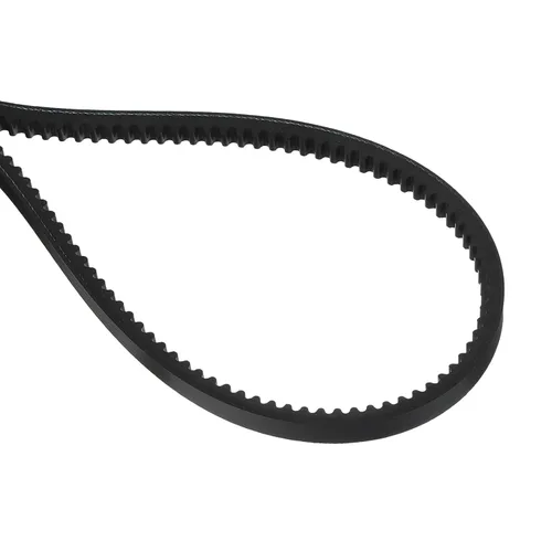 Vista 14 de uxcell AX30 EPDM V-Belt, correa de goma industrial dentada de borde crudo V 1/2" ancho x 30" circunferencia interior Borde crudo industrial dentado