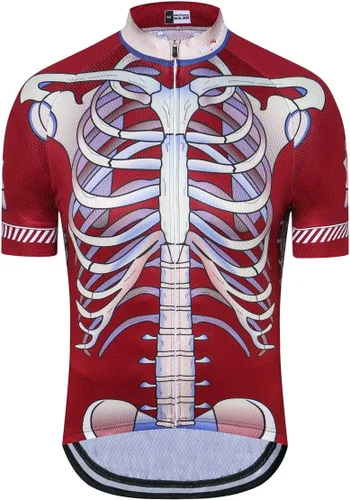 Vista 54 de Weimostar Hombre Ciclismo Jersey Manga Corta Bicicleta Ropa Multicolor Diamante