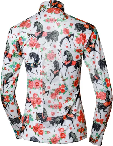 Vista 3 de Anni Lyn Sportswear Camisa de manga larga ventilada para mujer