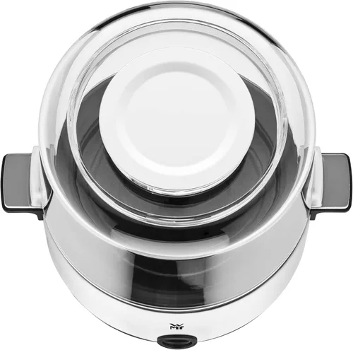 Vista 4 de WMF KITCHENminis - Máquina de palomitas de maíz para hacer palomitas de maíz, compacta, gran capacidad (2.2 litros), fácil operación, tapa