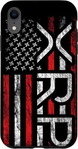 Vista 25 de iPhone 16 XRP Crypto - XRP criptomoneda - Bandera americana - Funda XRP