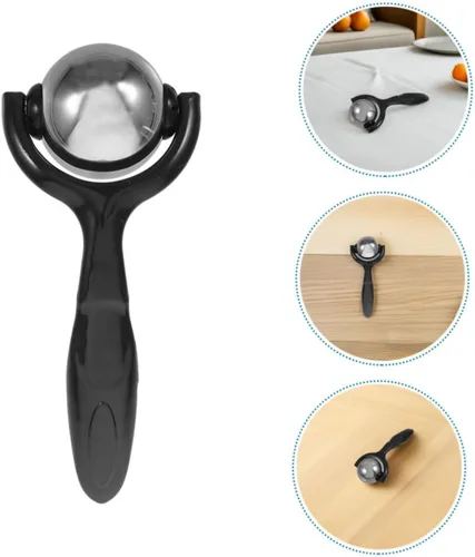Vista 8 de 2 unidades de rodillo de masaje de mano de acero inoxidable con mango ergonómico para piernas, espalda, antebrazos, bolas de masaje muscular