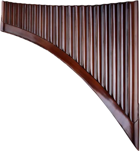 Vista 2 de 22 tubos C Key Pan Flauta china tradicional Instrumento Musical Pan Tubos fáciles de aprender (flauta de pan)