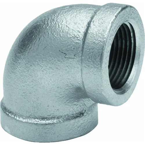 Vista 2 de Anvil 8700124053, accesorio de tubería de hierro maleable, codo de 90 grados, hembra NPT de 1/4", acabado galvanizado
