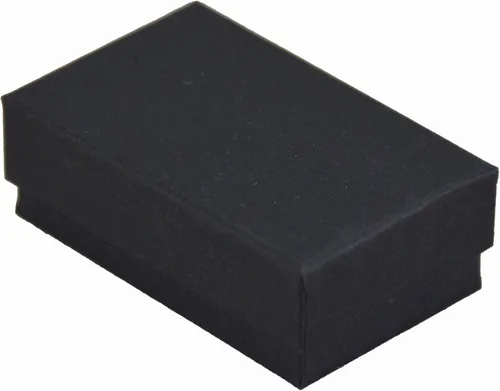 Vista 3 de JPB - Joyero relleno de algodón negro mate #21 (caja de 100) de 2.5 x 1.5 pulgadas