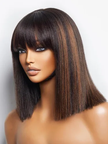 Vista 37 de Luvme Hair Ultra Confortable, de Colocación Rápida y Fácil, Corte Pixie Corto con Flequillo de 12.7 cm, con Tapa de Algodón Amistosa con la Piel
